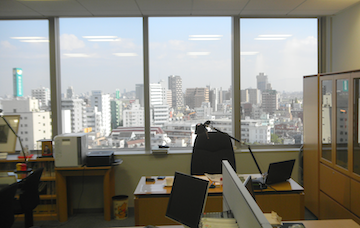 千住の町並みが一望できます